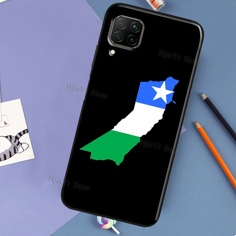 Puntland State Somali Flag Case For Huawei P60 P40 P20 P30 Pro Nova 5T 9 P Smart Honor X8 X9a 50 70 Magic 5 Lite Cover