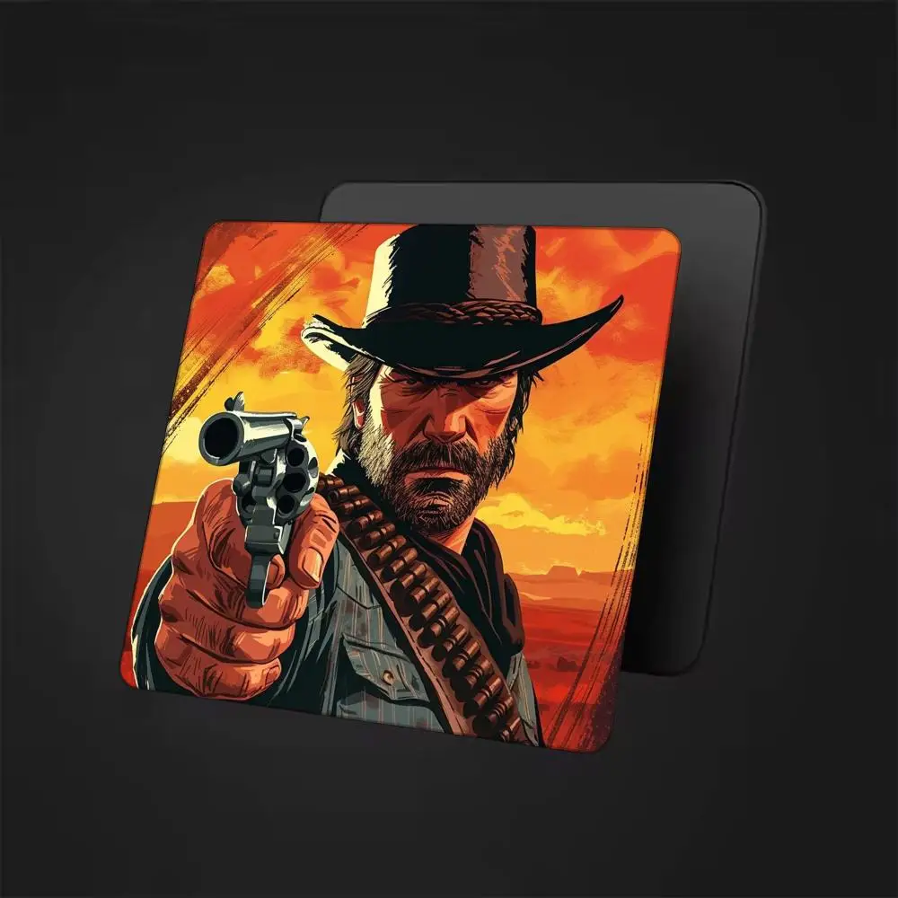 Red Dead RedemptionS 2 Mouse Pad Cartoon rubber Small mouse pad desktop computer office keyboard e-sports ROGs game