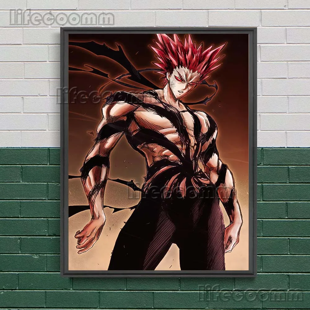 Hero Hunter Garou One Punch Superman Animation Art Poster And Prints Home Decor The Strongest Villain Wall Art Canvas Painting