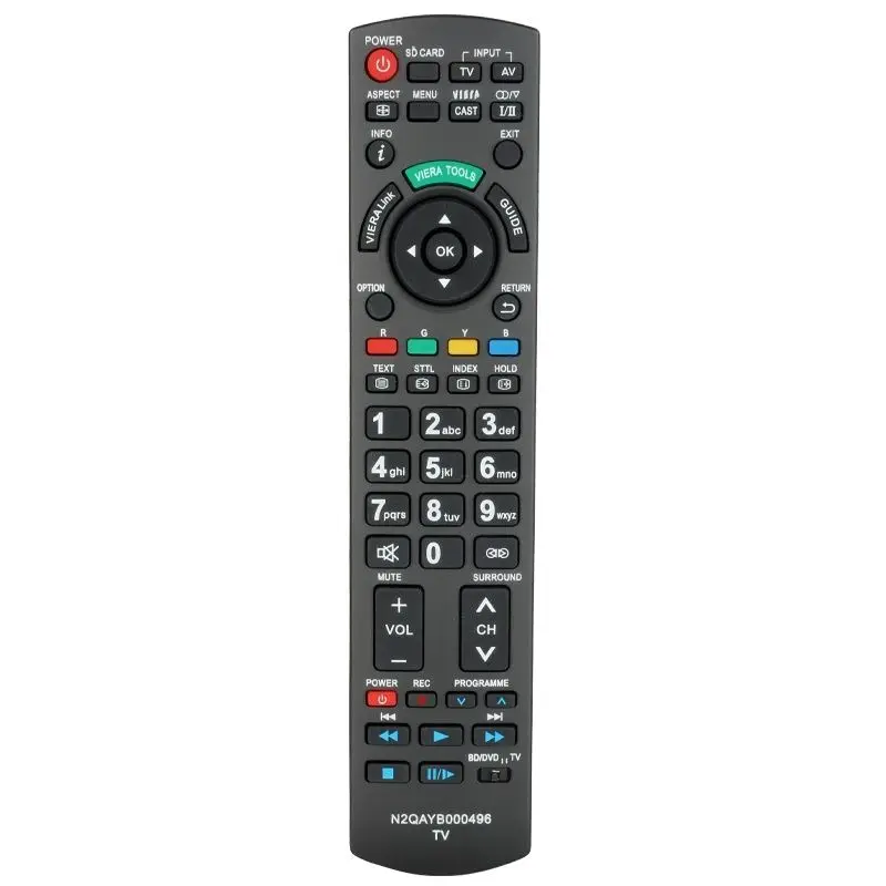 

For N2QAYB000496 Panasonic-TV-Remote-Control-Replacement, For Panasonic TV TH-L32D25A TH-L37D25A TH-L42D25A TH-L37D25Z