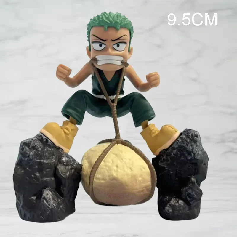 9.5cm Anime One Piece Zoro Action Figure GK Childhood Roronoa Zoro Figure Childhood Statue PVC Collectible Decoration Model Toys