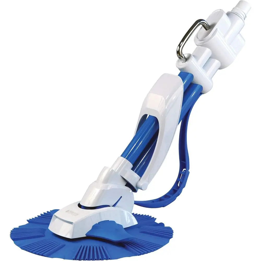 Limpiador automático de piscinas por succión: limpia desde la línea de agua hasta el fondo, ajusta automáticamente el flujo, no requiere herramientas ni electricidad, ideal para piscinas.