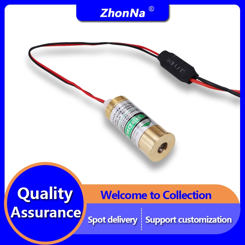 3D Scanning Laser Modules Laboratory Modeling Grid Laser Green Light 532nm 45mW Laser Head DC2.3-5V Input Optics Accessories