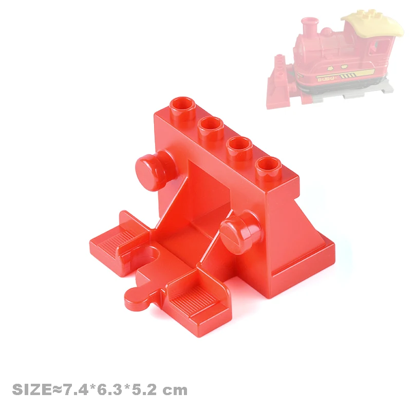 Großes Baustein-Zubehör, kompatibel mit Duplos-Häusern, Villen, Bauausrüstung, Drehverbindung, Kinder-Montageteile, Spielzeug