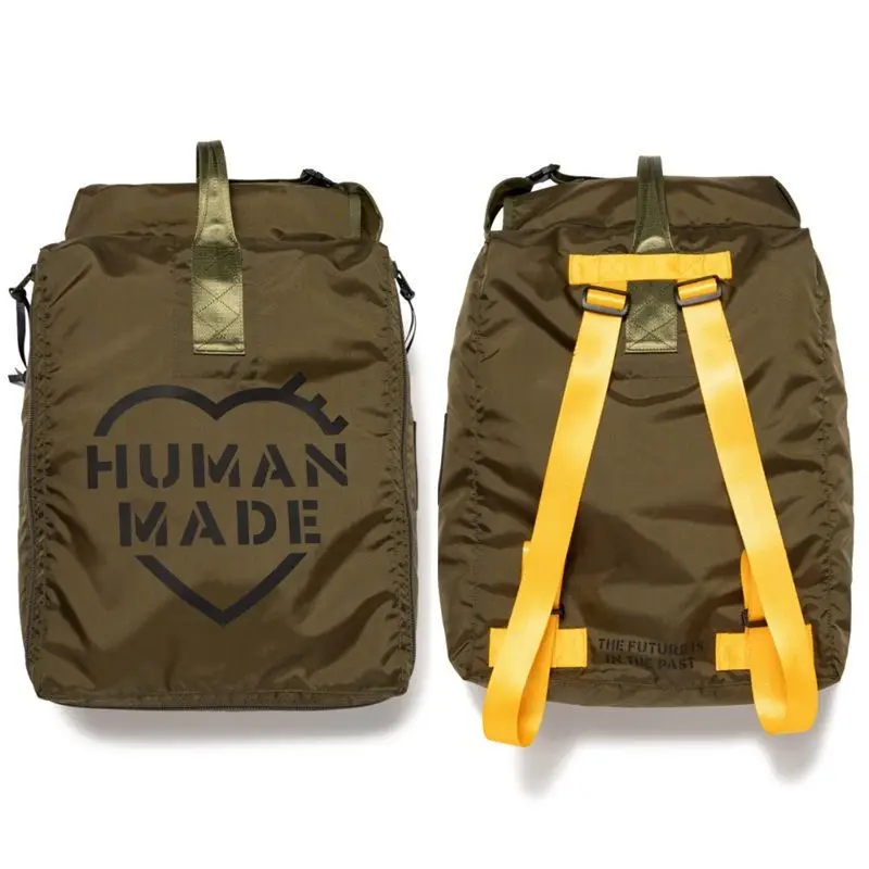 Human Made Japanese Lightweight Camping Travel Fitness Cycling Large Capacity Anti Splashing Foldable Backpack