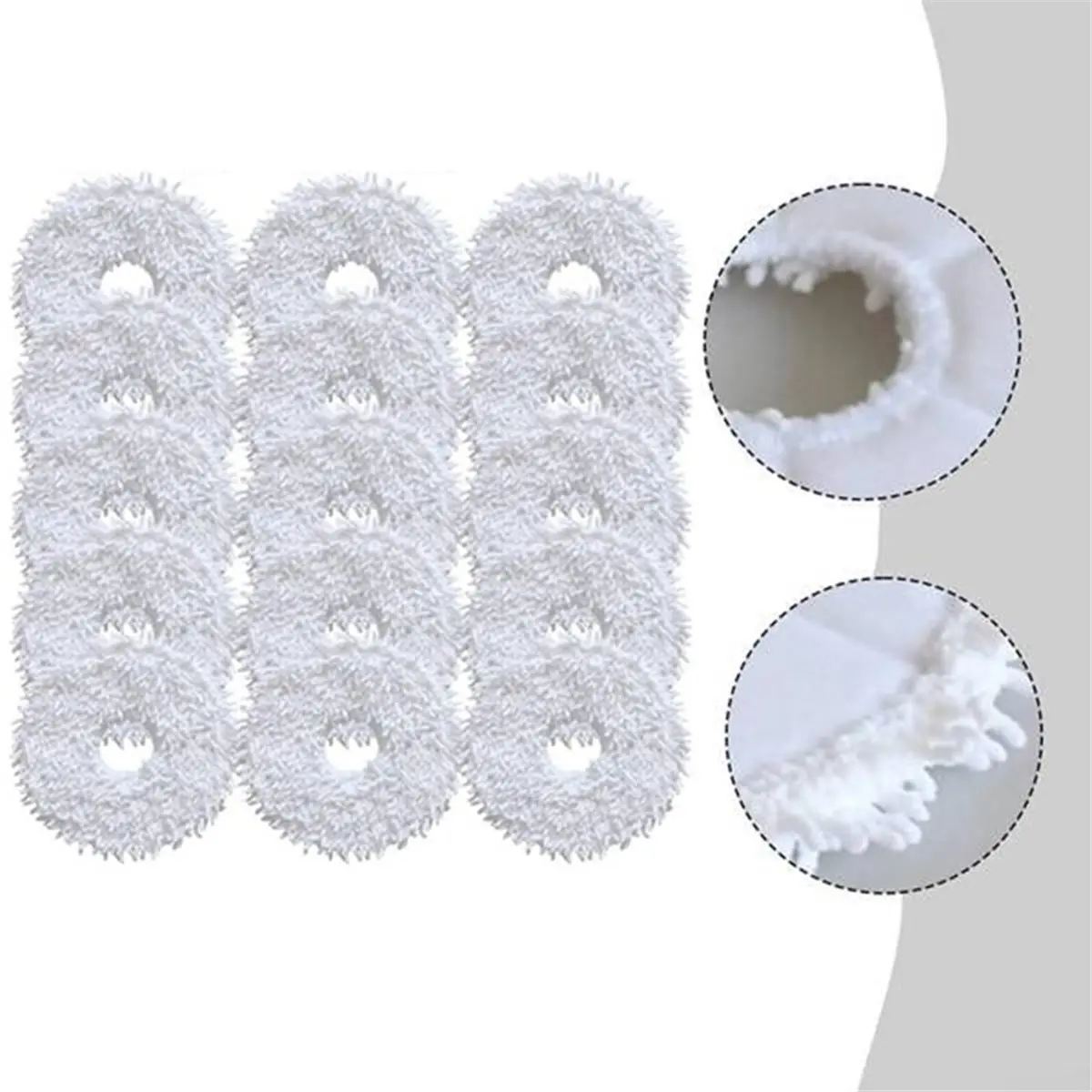 15PCS Vacuum Mop Cloth for J15 Pro Ultra Vacuum Cleaner Washable Mop Pad Replacement Parts