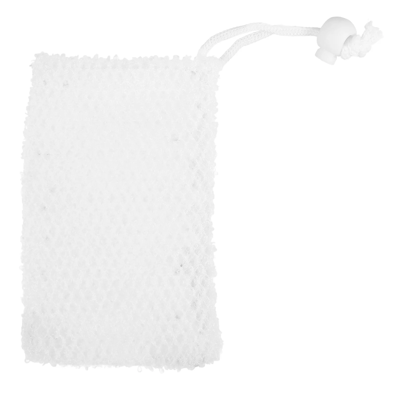 

Durable Nylon Soap Pouch Shower With Drawstring Lightweight Portable Exfoliating Soap Saver Foaming Net Maker
