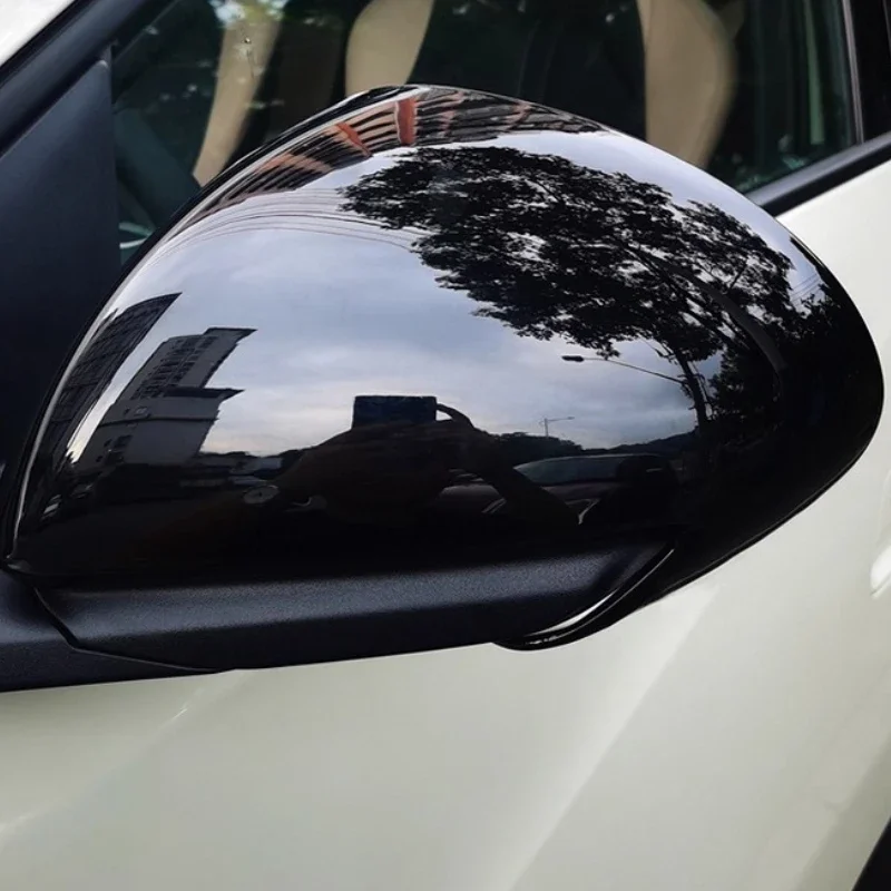 For BYD Seagull LHD Rearview Mirror Cover Blackened Rearview Mirror All-inclusive Mirror Shell Ear Scratch-proof Decoration