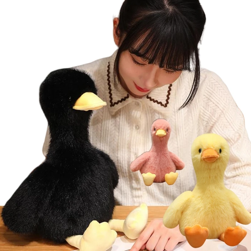 

Hot Sale 34/45cm Stuffed Cartoon Plush Duck Toys Ducks Doll Macaron Toys Little Doll Ducks Throw Pillow Decor For Girls Boys