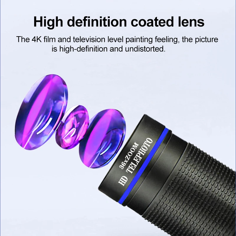 36X Telescope For Mobile Phone Lens For Photography Lens For Cell Phone Camera Zoom Lens For Mobile Microscope For Phone Lenses