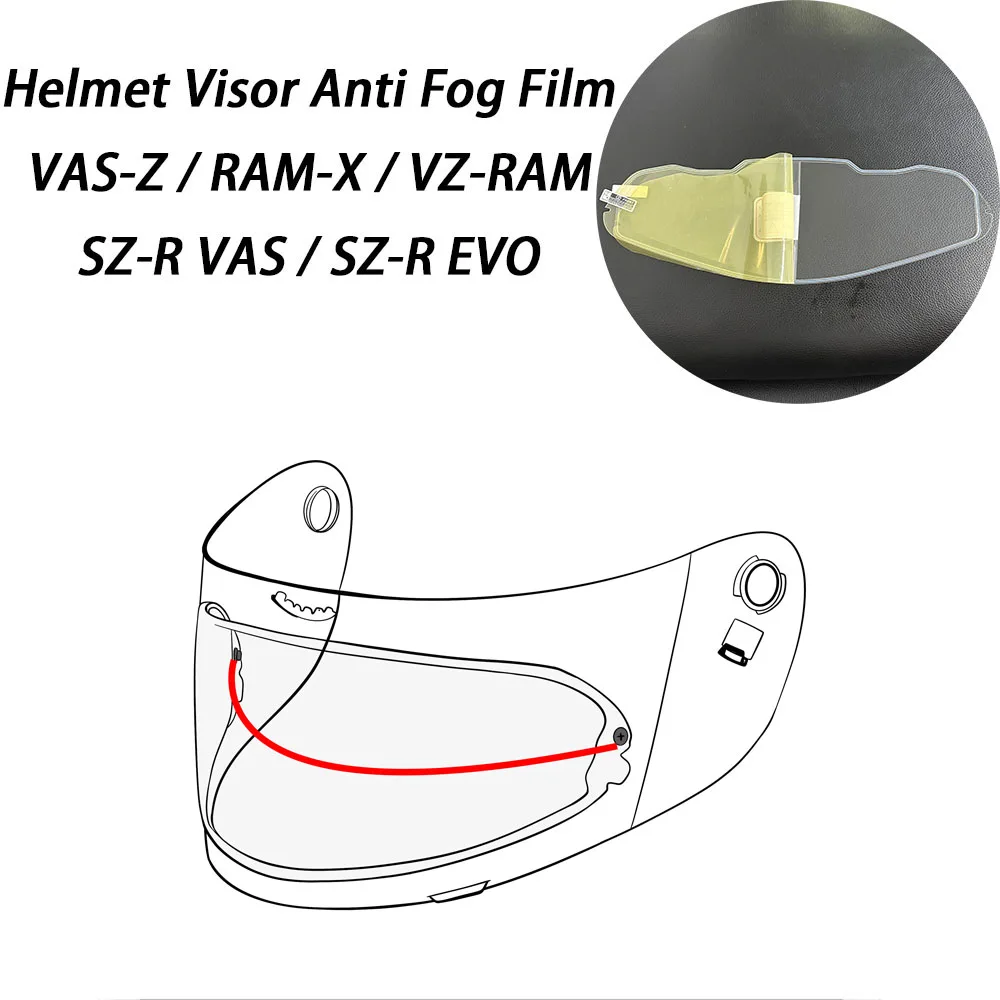 

Противотуманная пленка для шлема ARAI VAS-Z RAM-X VZ-RAM SZ-R VAS SZ-R EVO, козырек, противотуманная пленка, наклейка, аксессуары для мотоциклетных шлемов