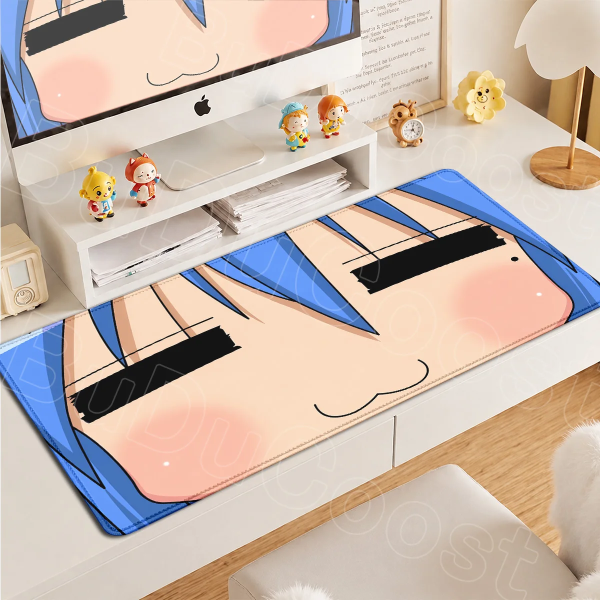 900x400mm Laptop Anime Tastatur-Unterlage Lucky Star Kawaii Mädchen Konatas Izumis Mauspad Großes Erweitertes Rutschfestes Spiel-Teppich – Detail 2