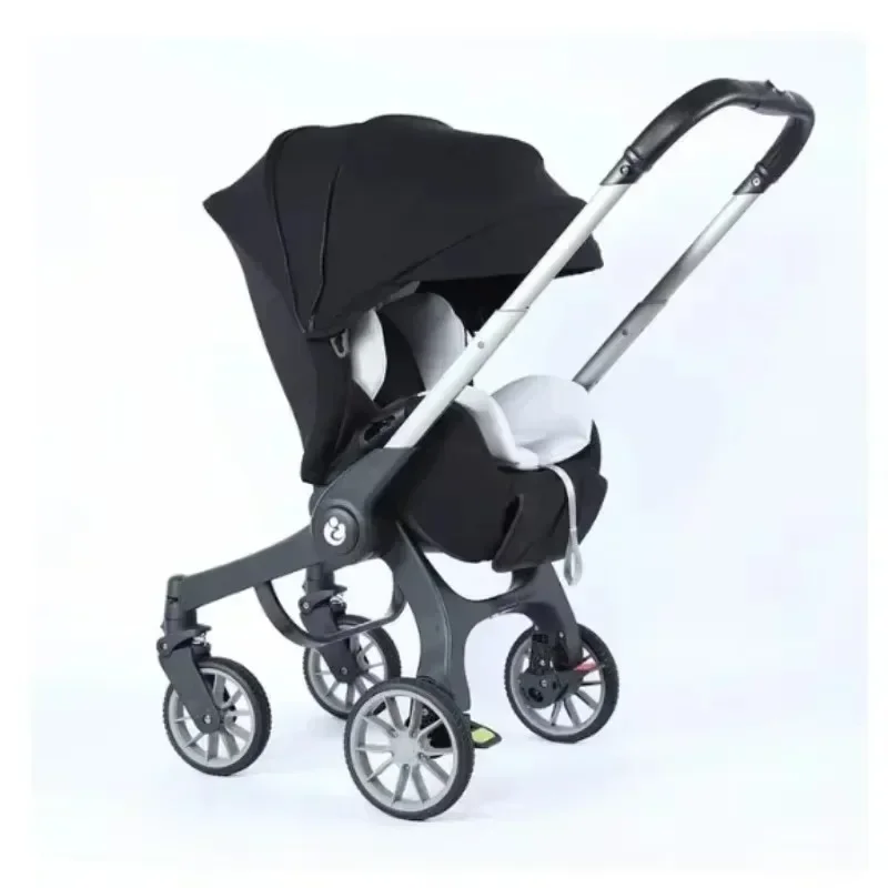 Baby Stroller 4 in 1 with Car Seat Baby Bassinet High Landscope Folding Prams for Newborns  Strollers 3 in 1