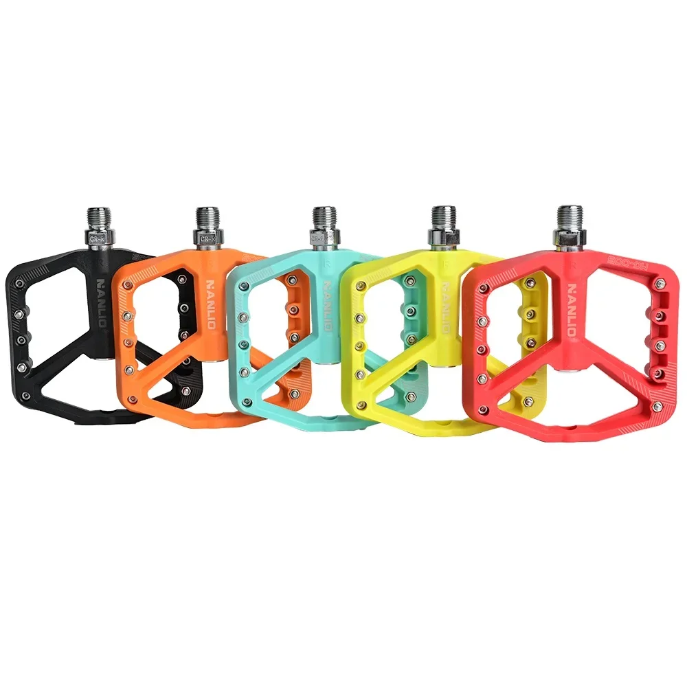 

Сверхлегкие уплотнительные подшипники DU, нейлоновая педаль для велосипеда MTB, противоскользящая подножка, плоская педаль для горного и шоссейного велосипеда, аксессуары для велосипеда Bicicleta