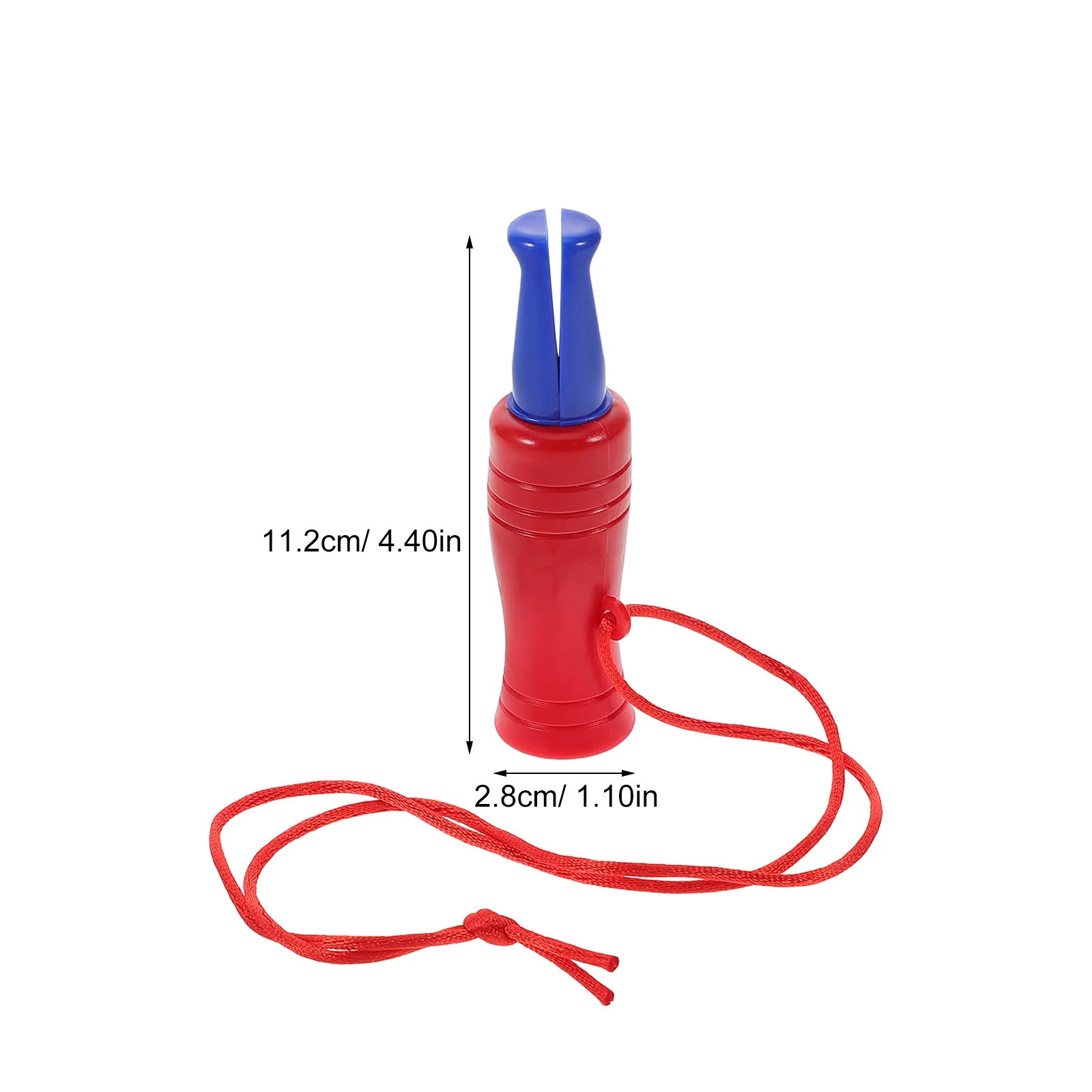 Imitatie Duck Call Whistle Luid realistisch geluid voor de jacht Watervogels Lichtgewicht compact ontwerp met nekkoord