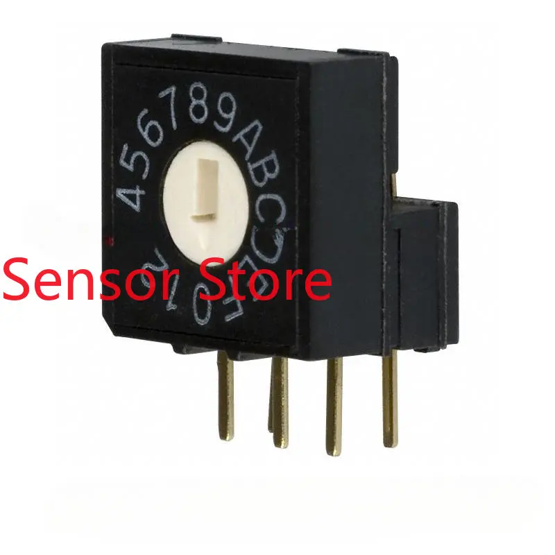 

10PCS A6RV-162RF 16-bit Rotary Coding Switch Vertical Side Adjustment 6 Feet Genuine