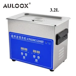 Ultrasonic Cleaner 120W 3.2L Stainless Steel Cleaning Tank Ultrasound Glasses Bath Washing Machine for Jewelry Stones Dental