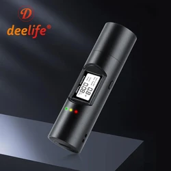 Deelife Alkohol Tester Digitale Alkoholtester Genaue Professionelle Alkoholtester Meter Elektronische Alcoholimeter Test