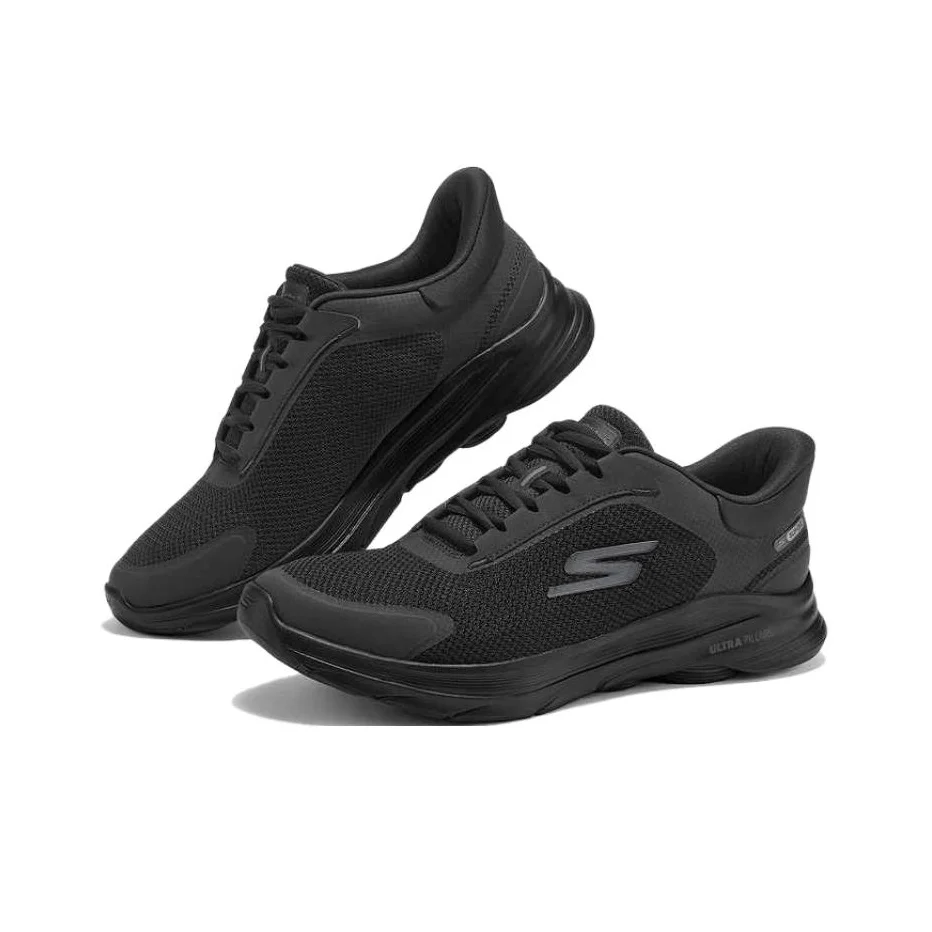 Skechers Go Walk 8 Breathable Low top Casual Shoes Men's Black 216776-BBK view 4