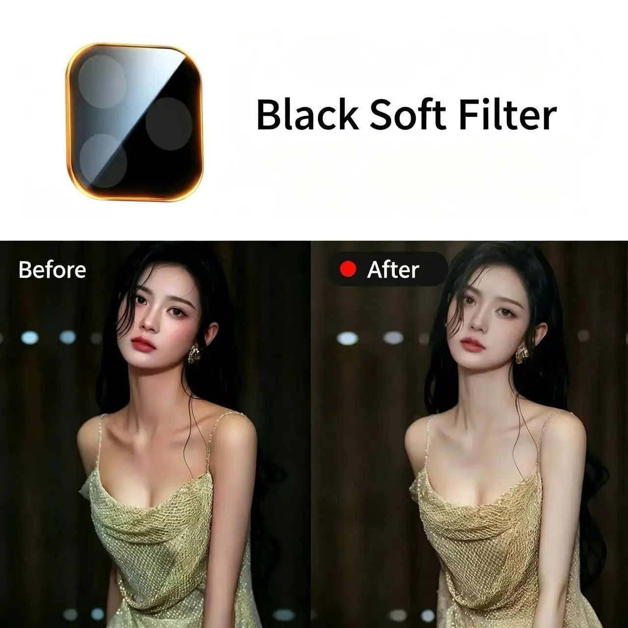 5-in-1 Magnetic Lens Filter Kit for iPhone 17 Pro/17 Pro Max, including CPL, ND, UV and Black Mist Filters + Lens Protector Film view 5