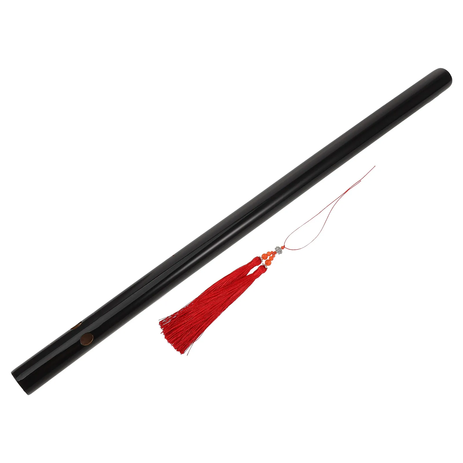 

Beginner's Flute Fine Workmanship Chinese Musical Instrument Aldult Easy to Play Bamboo Tassel Black