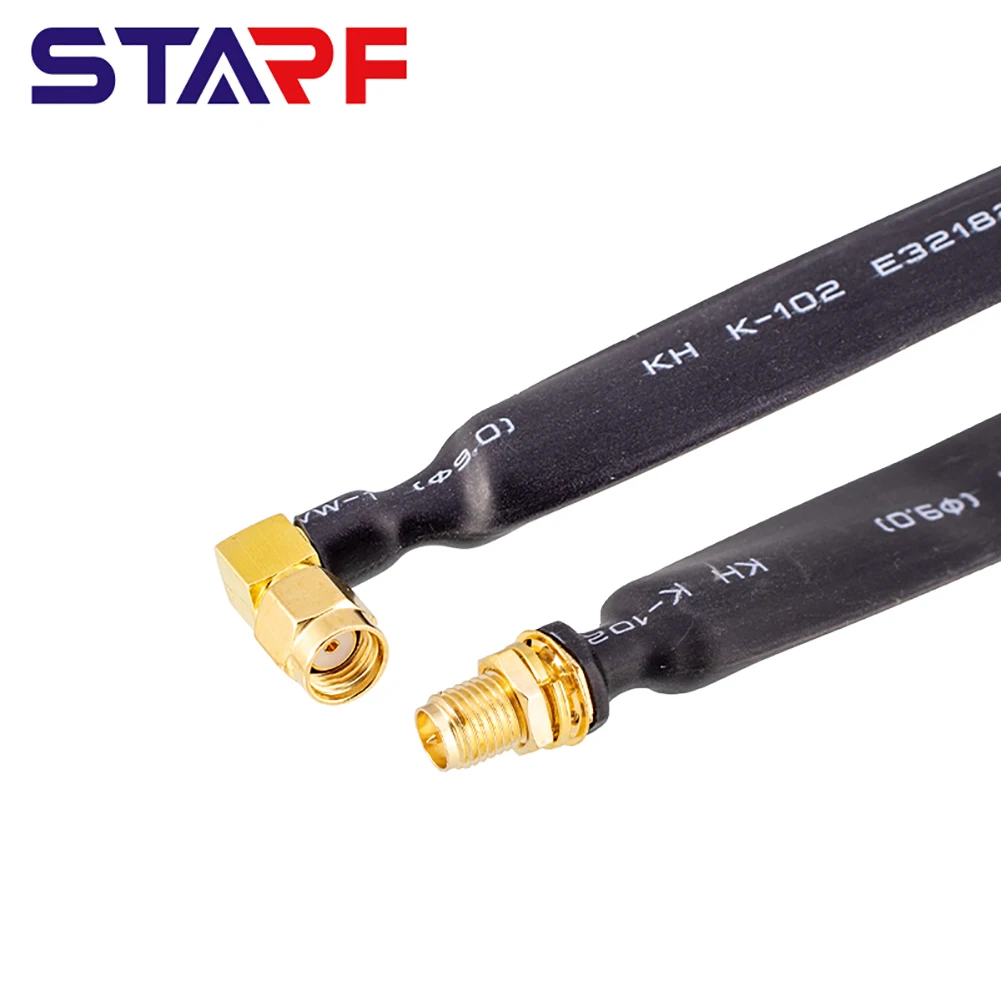 Pigtail di estensione coassiale con finestra piatta da 27 cm RPSMA maschio a RPSMA femmina 1 confezione per applicazioni multipoint e NLOS