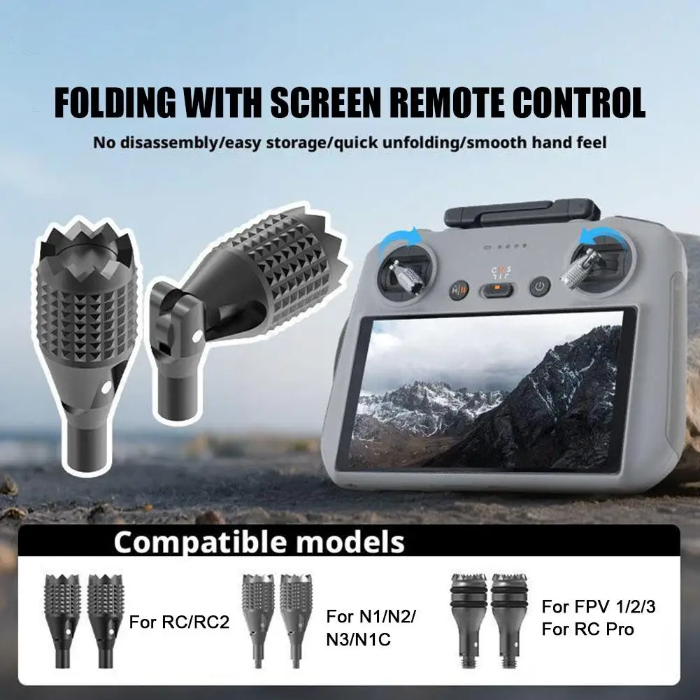 سبائك الألومنيوم تحكم عن بعد العصي ل DJI RC/RC2 عصا التحكم الروك استبدال الملحقات ل DJI RC N1/N2/N3/N1C FPV 123