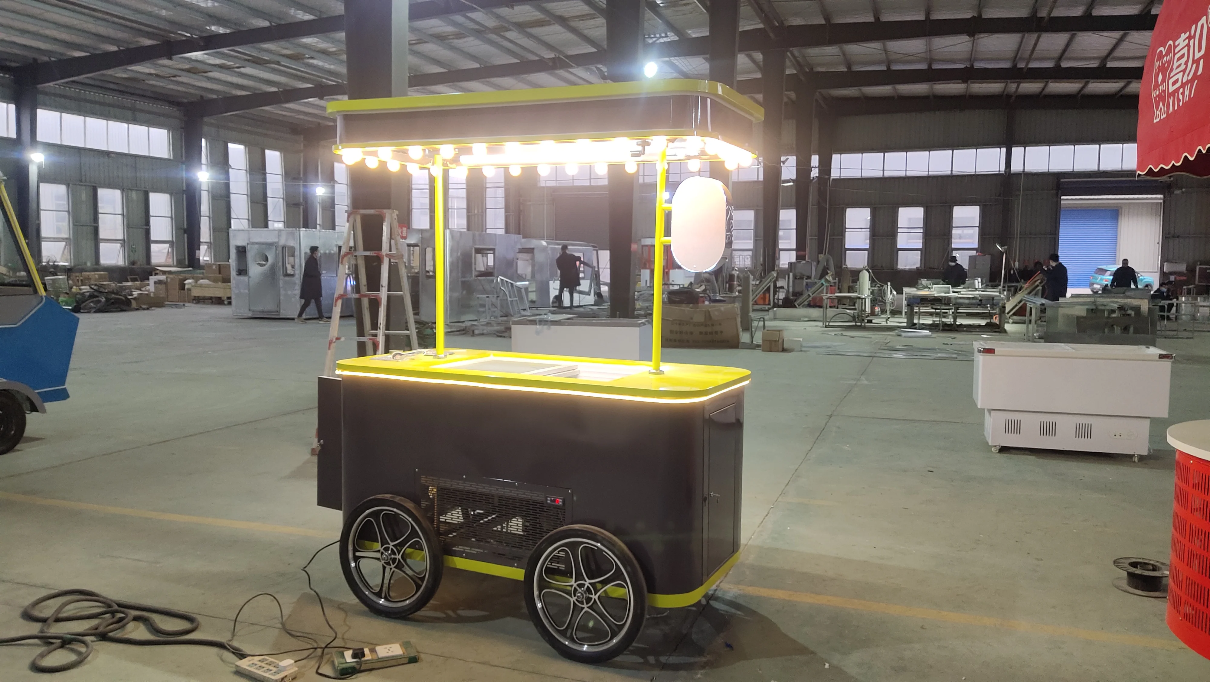 waffle carts food cart Ice Cream Push Carts /ice cream trolley/ice cream cart food cart for sale