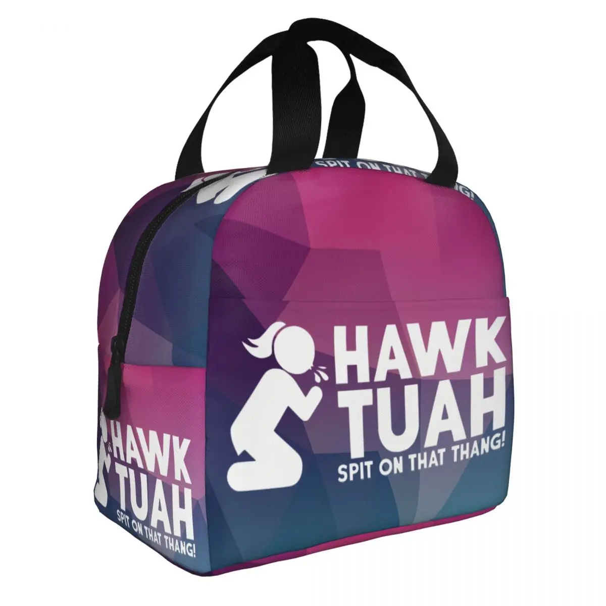 For Outdoor Marvelous Leakproof Insulated Thickened Handheld HAWK TUAH Food Pouch Girl Kid Lunch Food Box