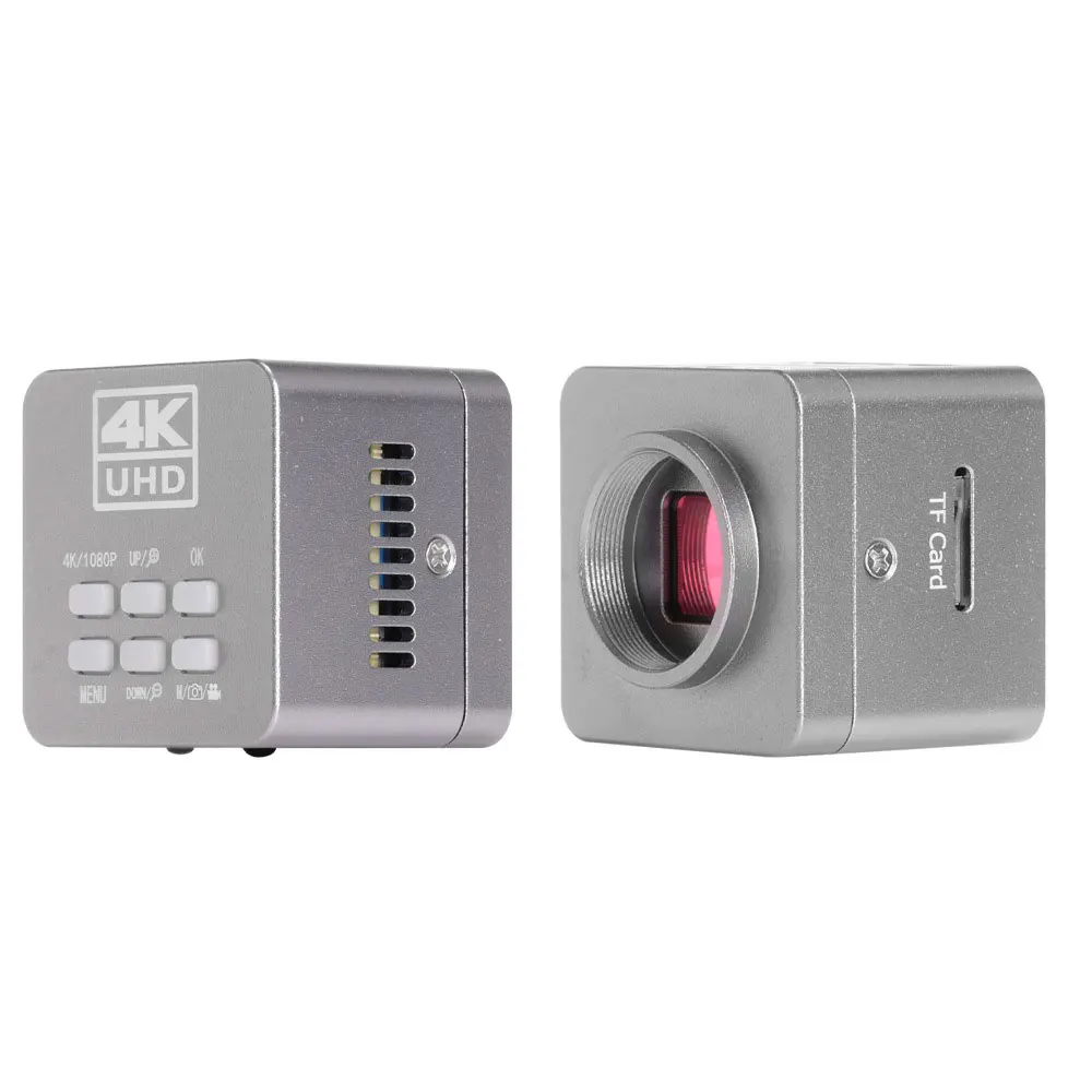 HY-6210S グレー HD 4K 顕微鏡カメラ電子接眼レンズ 1600 万ピクセル産業用カメラ USB3.0