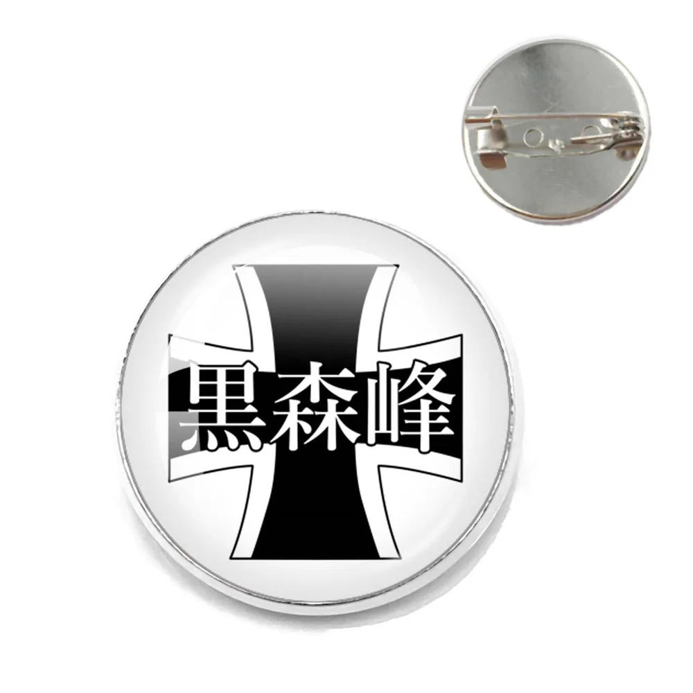 MÄDCHEN und PANZER Knopf Pin Cartoon Charaktere Buerюша Darjeeling Hut Dekor Schmuck Zubehör Abzeichen Fans Geschenk