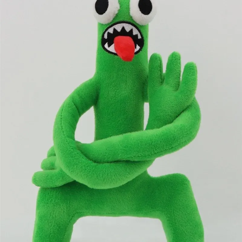 

Rainbow Friends Green Plush Toy Stuffed Doll Game Character Collectible Soft Plushie Gift for Kids Fans