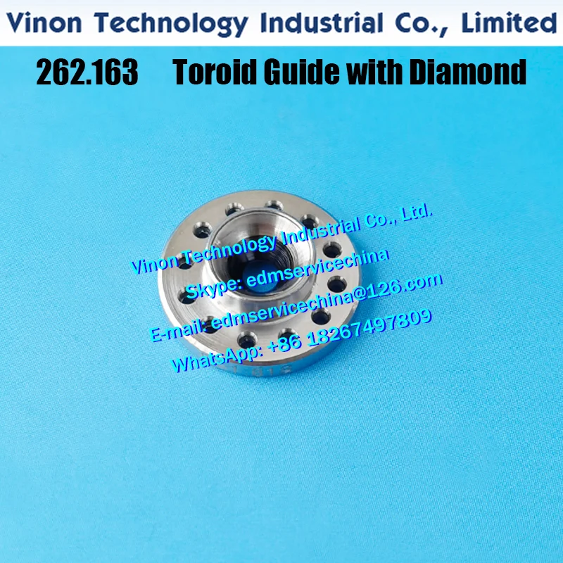 262.163 EDM Toroid Guide with Diamond Ø2.5mm for AGIE AC Series Machine Code 590.262.163 Dummy Toroid Guide