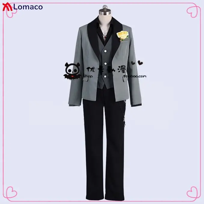 Division Rap Battle Cosplay DRB Hifumi izanami Costume Wig Men Suits Halloween Carnival Party Outfit Anime Role Play Clothing