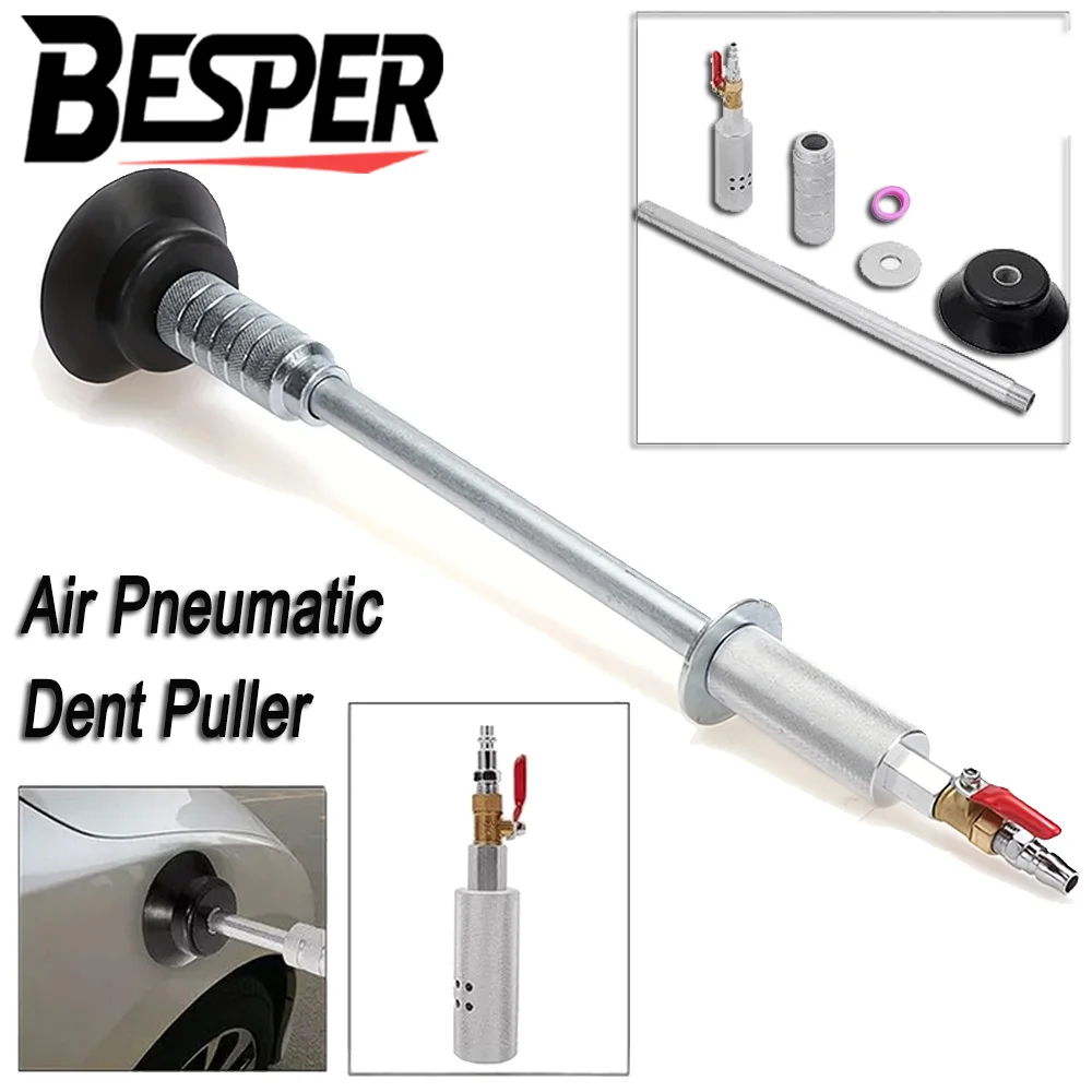 

Upgraded Car Dent Air Pneumatic Puller Auto Body Dent Repair Kit Slide Hammer High Efficiency Tools For Car Dent Repair