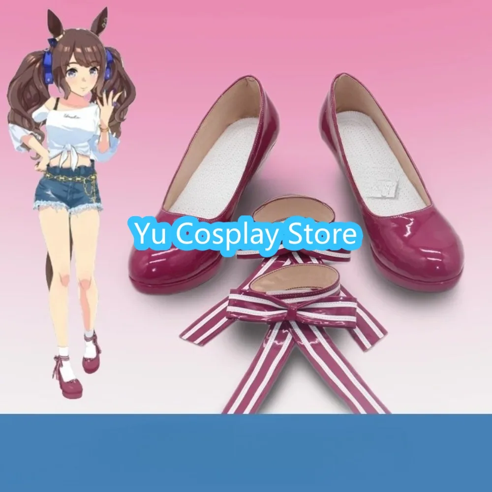 

Uma Musume Pretty Derby Tosen Jordan Cosplay Shoes Gyaru Style Platform Horse Girl Boots