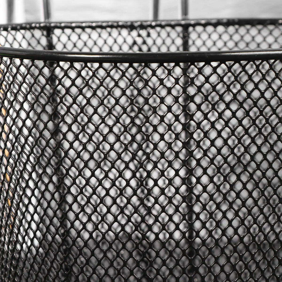 

Iron Bike Basket for Front Handlebar Durable Detachable Bicycle Storage Basket with Hanging Hook Random Style