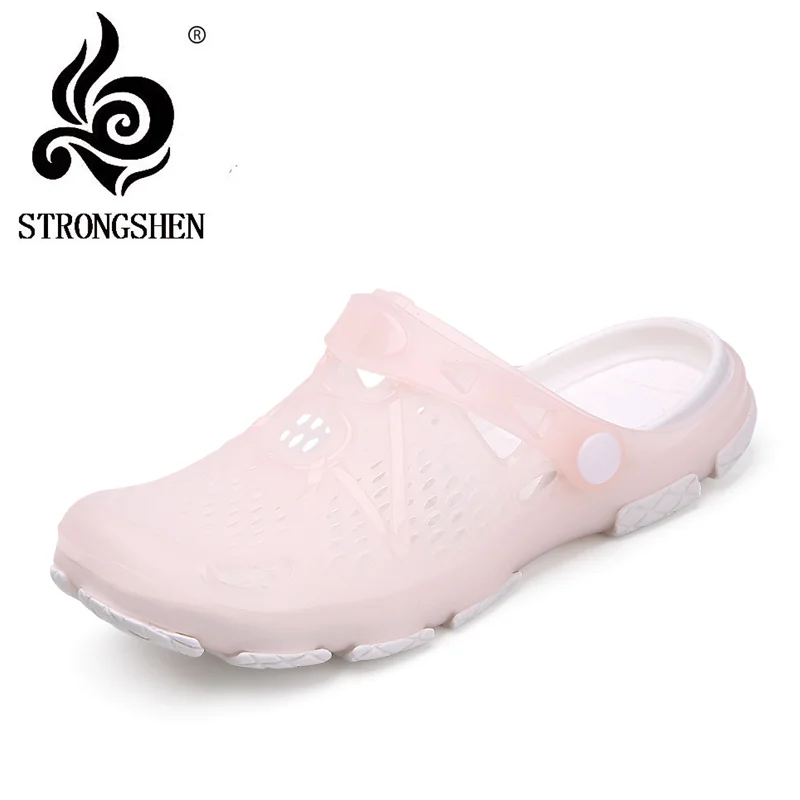 STRONGSHEN Women Sandals Summer Slippers Women Outdoor Beach Casual Shoes Female Sandals Water Shoes Sandals Light Ladies Shoes