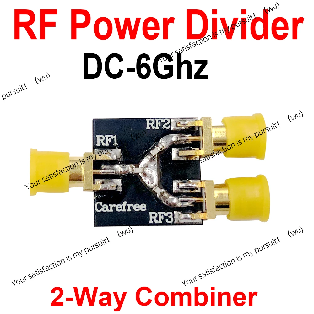 RF microwave resistive power divider for amateur radio amplifiers at low cost, 1 trillion to 6 GHz RF power