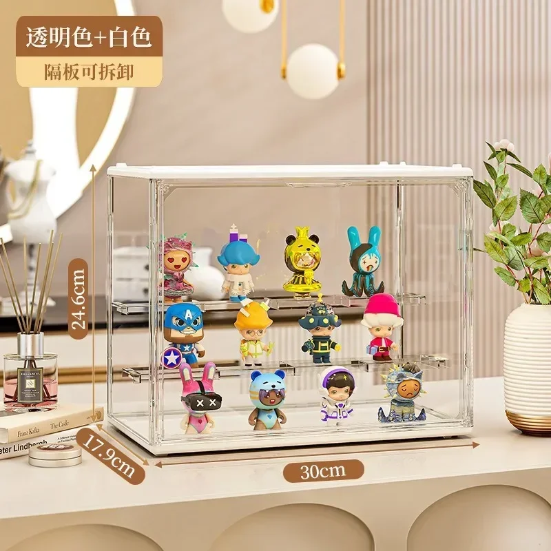 1PCS Clear Acrylic Blind Box Display Storage for Pop Mart LEGO Collectible Figures - 30*17.9*24.6cm Large Size - view 6