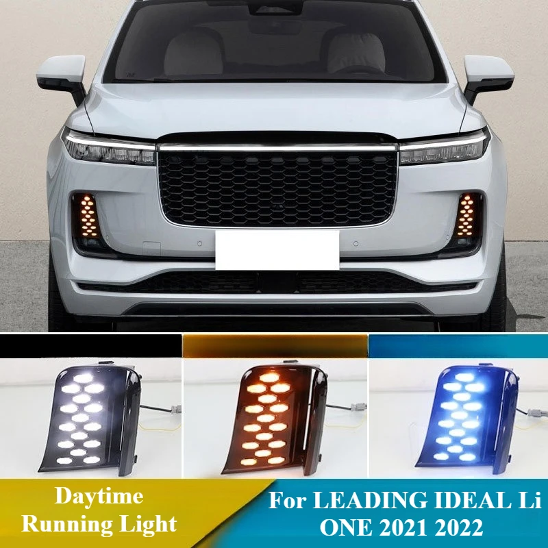 ل الرائدة مثالية لي واحد 2021 2022 Led النهار تشغيل ضوء الجبهة الضباب مصباح DRL ديناميكية بدوره إشارة ليلة الأزرق أضواء القيادة