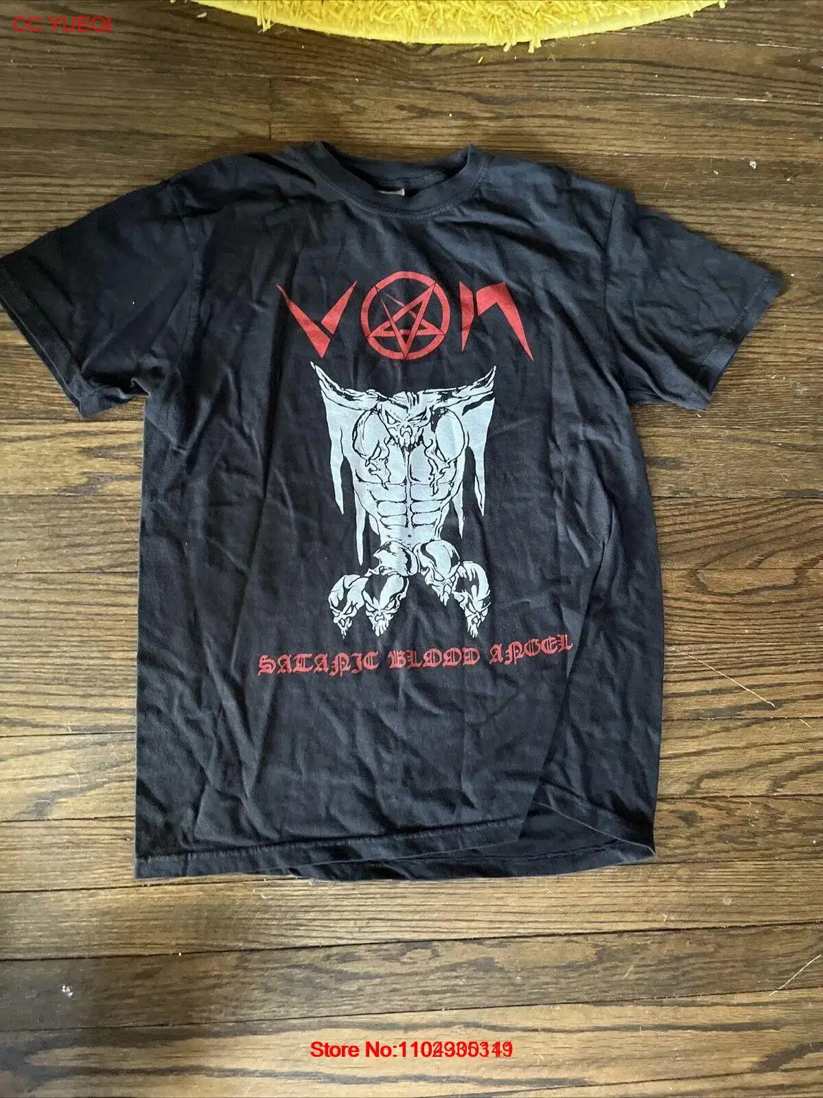 Von ~ Satanic Blood Angel ~ Shirt ~ M ~ Black Metal ~ Riffs