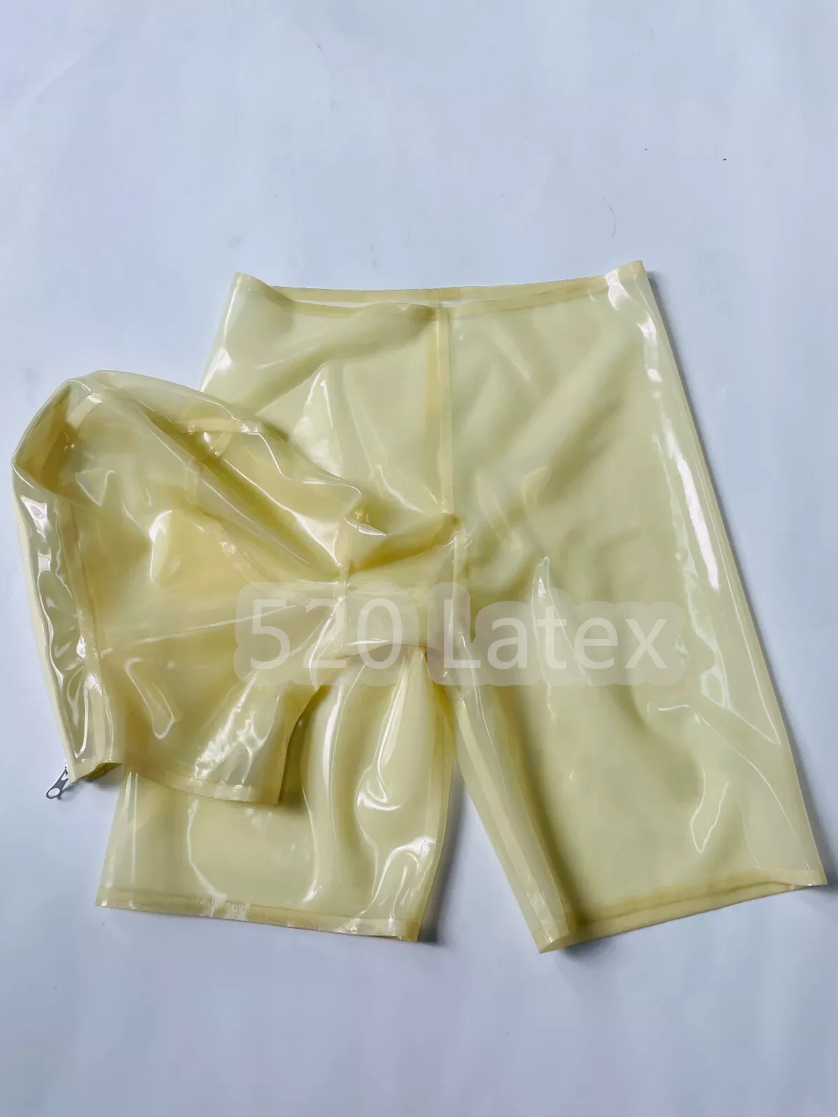 

Handmade New Latex Mask Shorts Rubber Man shorts Woman Hood Fashion Unique Party Sexy Underpants Open Nose Hood Hot Sell