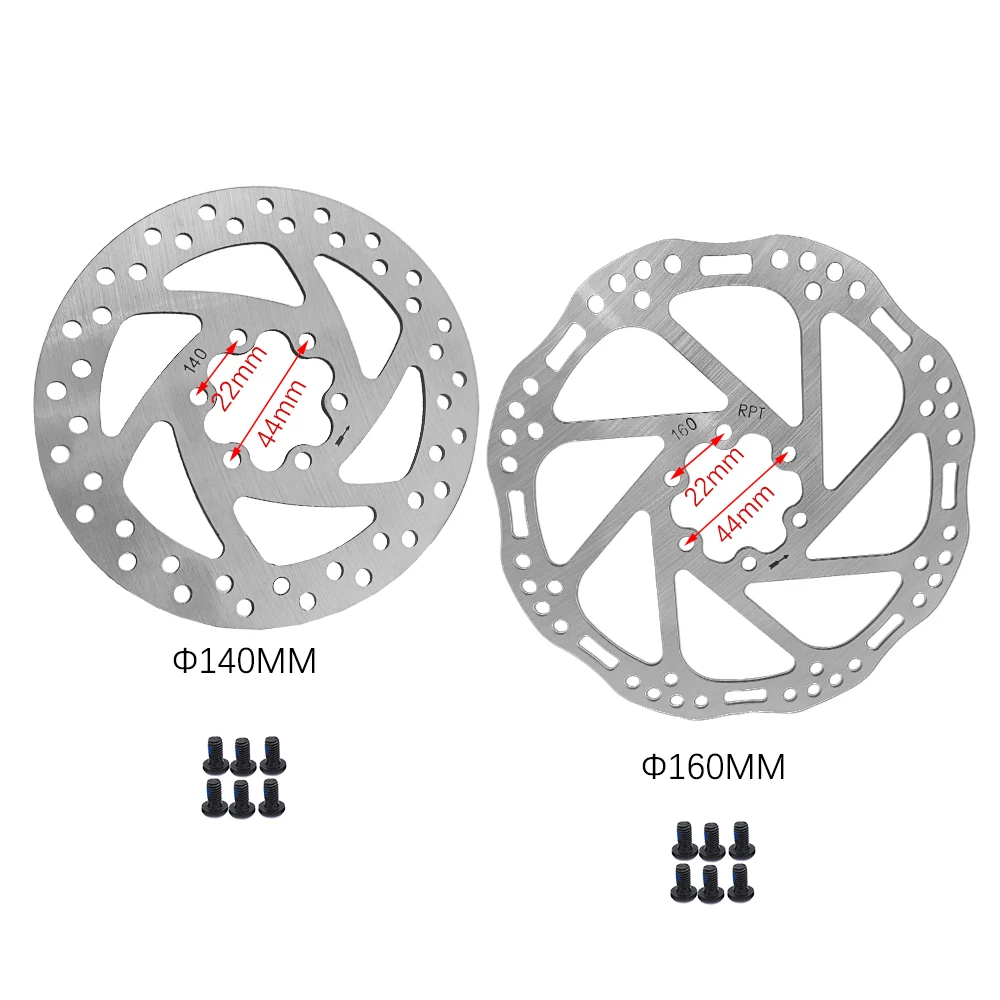 NUTT A5-D -Scooter Elétrica Hidráulica Brakes Pad, Rotor de disco para Zero 10X KUGOO G1 VSETT 10 + 9 + 9, Freio a disco, 140mm, 160mm, 180mm