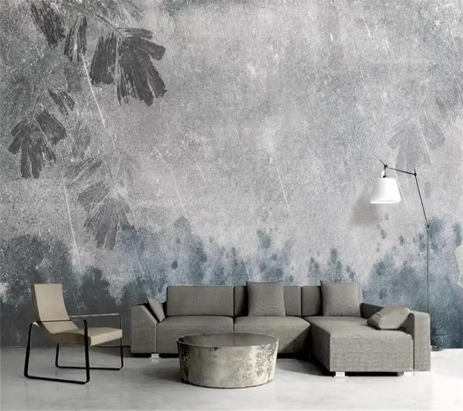 

Обои на заказ, 3d фреска, ретро, старый стиль, акварельная текстура, чернила, лист, ТВ, фон, стена, модное украшение, абстрактное геометрическое украшение