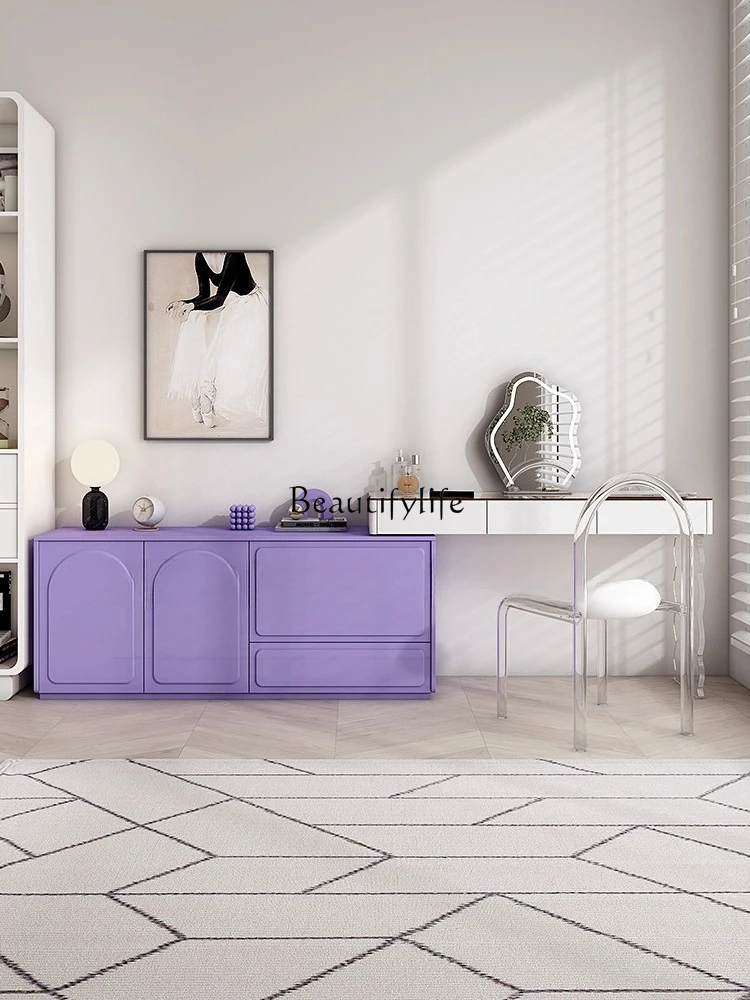 

Dresser bedroom smart makeup mirror led custom makeup table with lamp