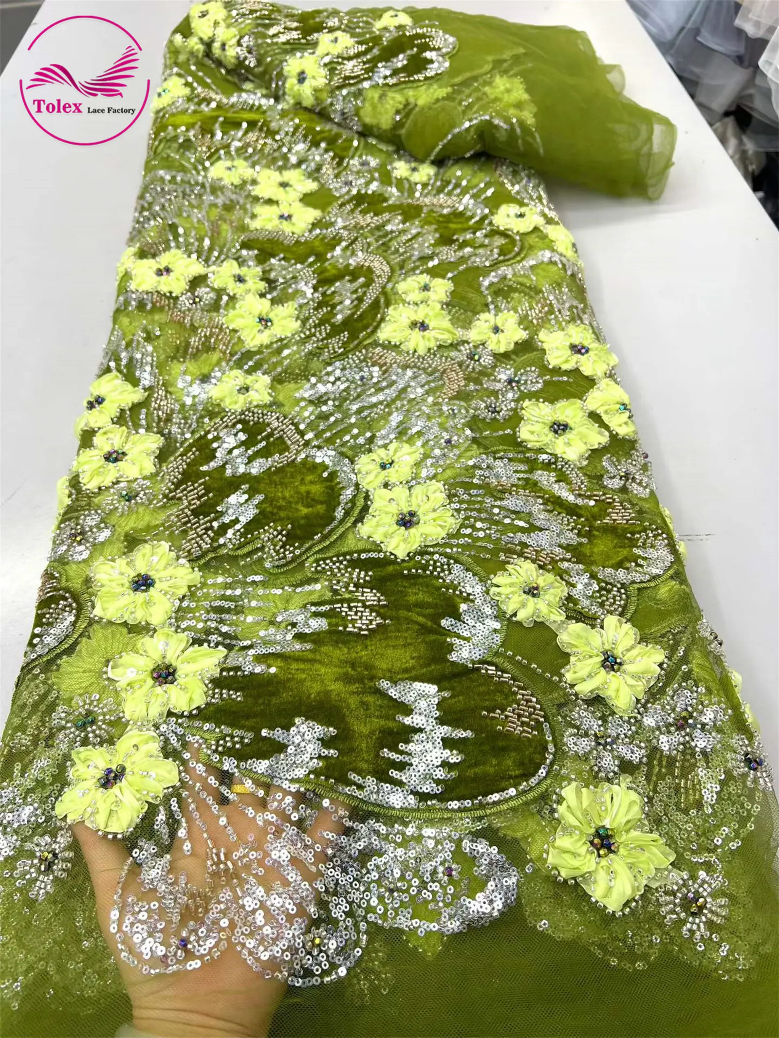 Nowy Projekt Afrykańska Luksus – Velvet Fabric Embroidery recenzja i cena