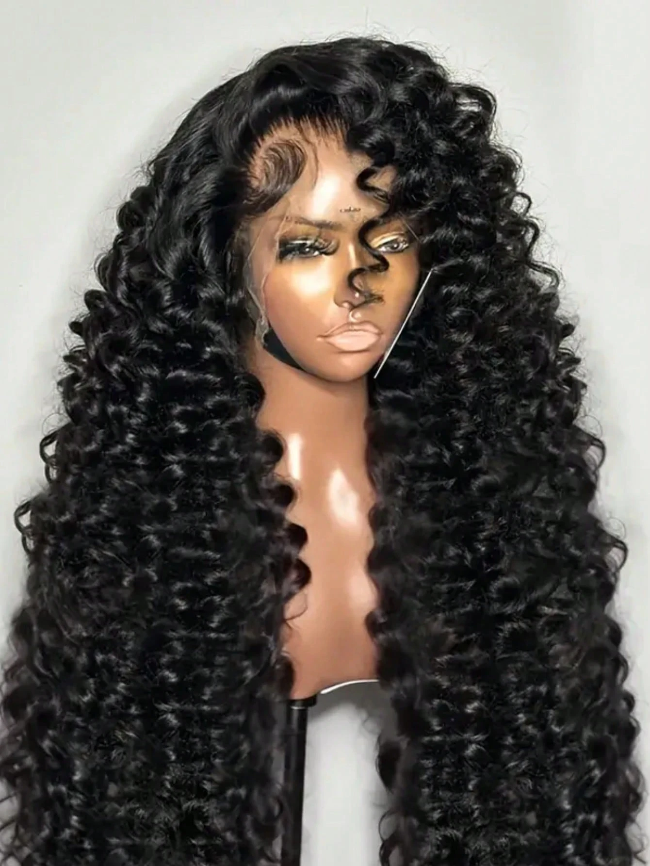 250 الكثافة فضفاض موجة عميقة الشعر البشري 13x4 HD كامل الدانتيل الشفاف إغلاق الباروكات شعر الإنسان مجعد الدانتيل الجبهة الباروكات للمرأة