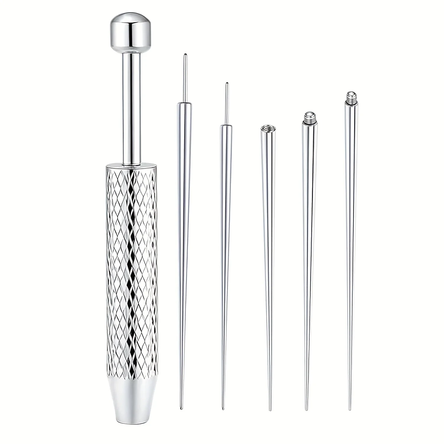 14/16/18G Titan gebogene Kegel Einsetzen Pin Werkzeug Innengewinde Piercing Kit für Tragus Helix Lippe Nase Piercing Schmuck