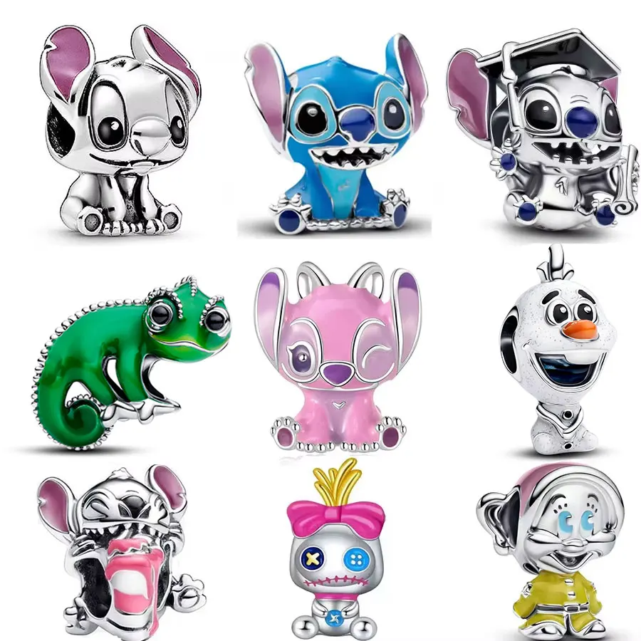 

New fashion 100% S925 sterling silver Disney All-Star pendant beads, suitable for the original Pandora bracelet, women's fashion